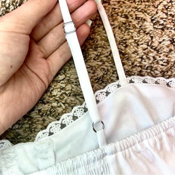 wild fable | Women’s Eyelet Cropped Top - Picture 3 of 5